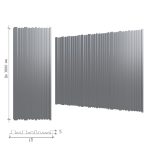 Крупноформатная гипсовая 3Д панель Пиано