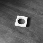 Гипсовый подрозетник 1