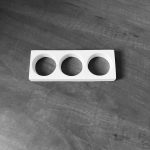 Гипсовый подрозетник 3