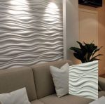 Гипсовые 3D панели Прибой 500х500х20мм