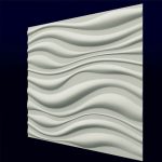 Гипсовые 3D панели Прибой 500х500х20мм — изображение 2