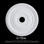 Розетка гипсовая гладкая Р-2