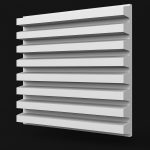 Гипсовые 3д панель Рейка крупная — изображение 2