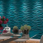 3D панель из гипса ВЕТЕР 500x500x20мм