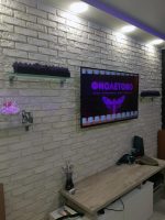 Кашпо с стабилизированным мхом 500х70х50мм – ручной работы — изображение 2