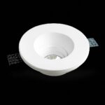 Гипсовый точечный встраиваемый светильник SV-001 белый — изображение 2