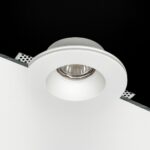 Гипсовый точечный встраиваемый светильник SV-001 белый