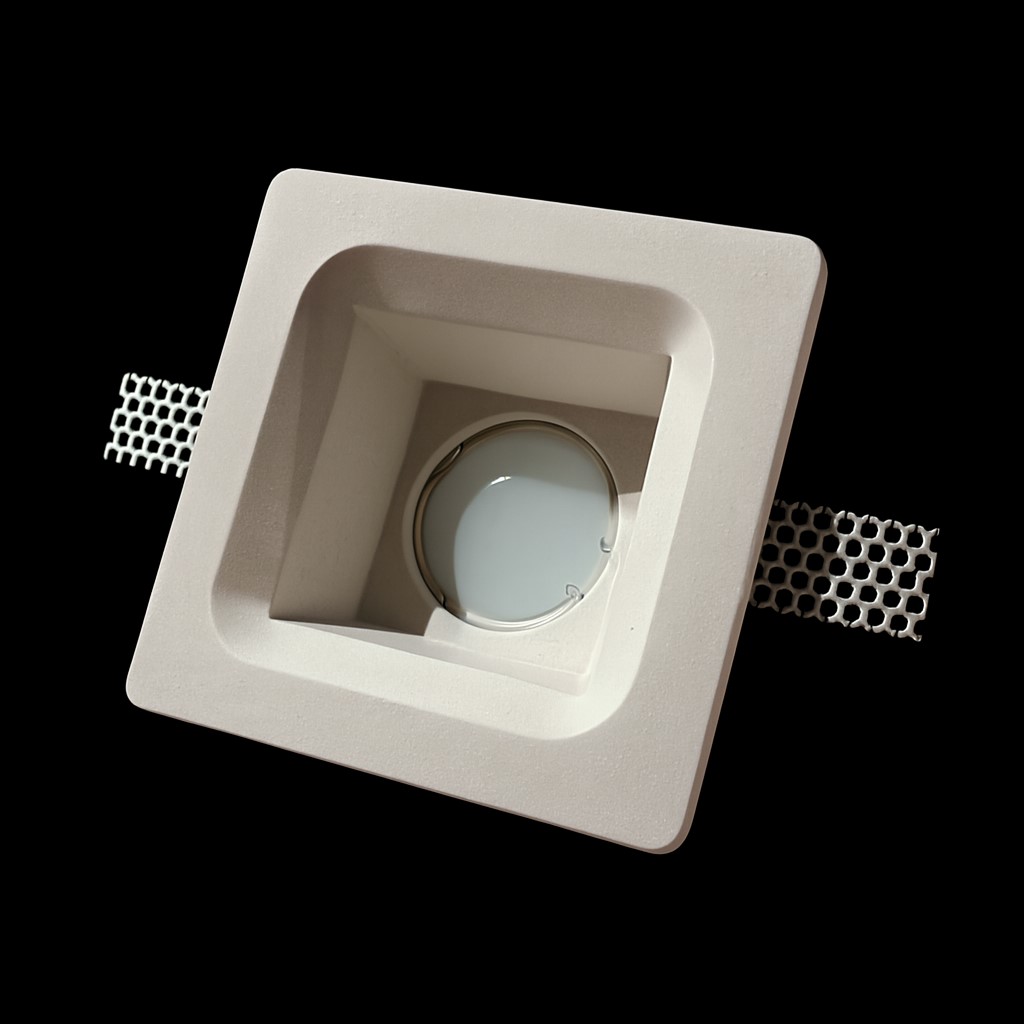 SV-005_glavnoe Гипсовый точечный встраиваемый светильник SV-005 белый — изображение 1