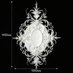 Розетка гипсовая потолочная врубная Р-30