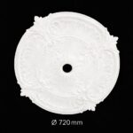 Розетка гипсовая гладкая Р-33